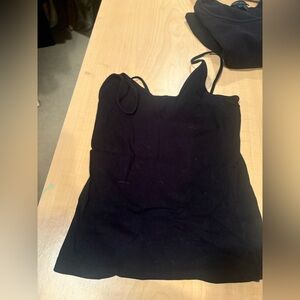 Women's Black Spaghetti Strap Top